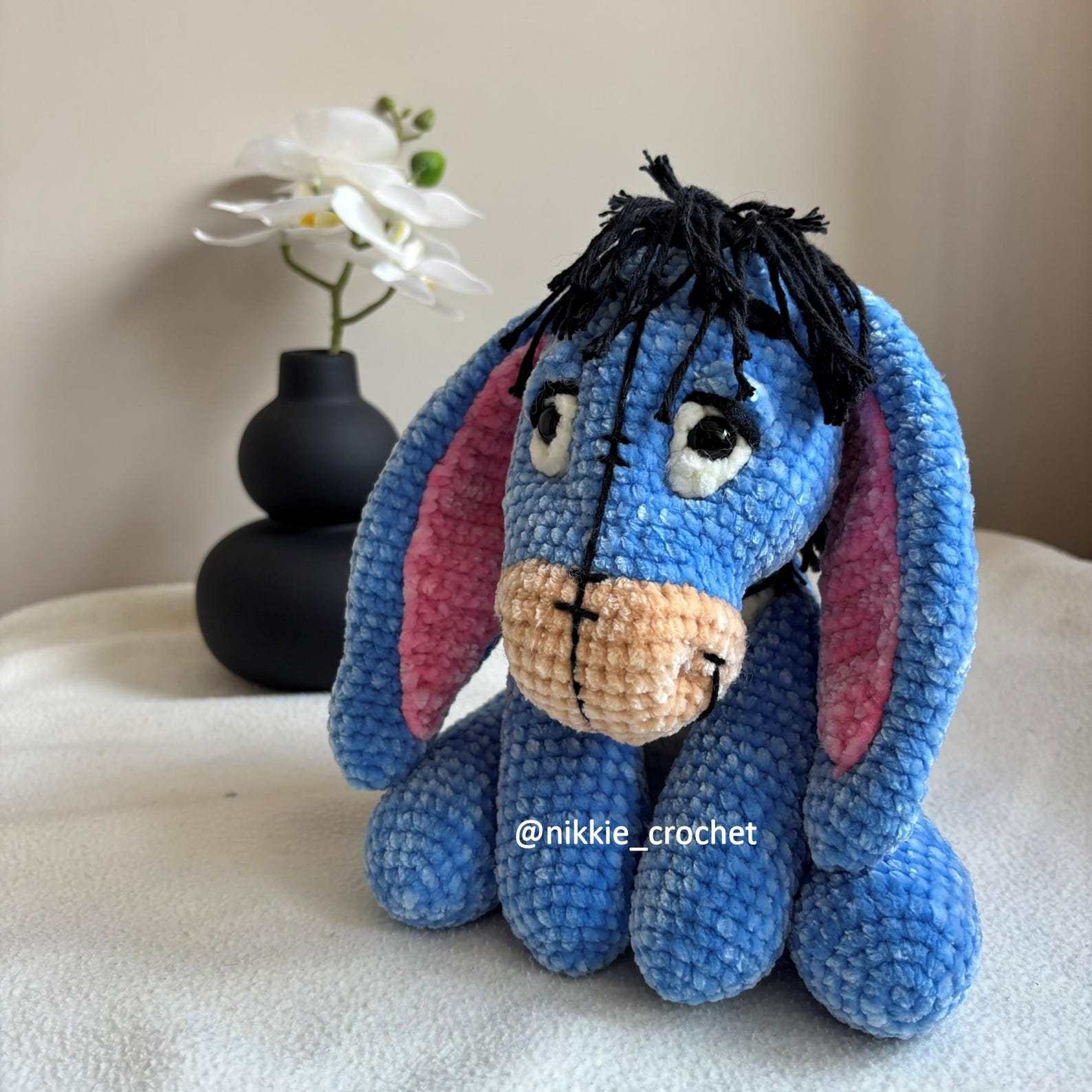 Dora Donkey, blue colourway